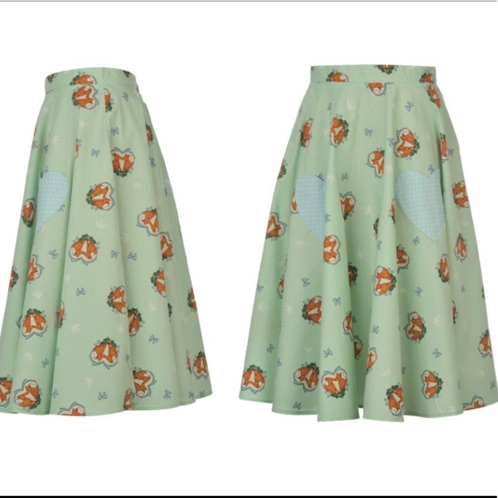 ModCloth Fox Skirt